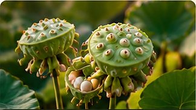 Makhana seed pods, from the homepage images